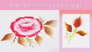 CÓMO PINTAR UNA ROSA DOBLE CARGA elarcademeyde