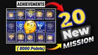 🔥 20 Easy Hidden Achievement Missions Complete & Get 8000 Points Fast! Free Fire Easy Tricks