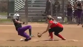 Fastpitch Travel Softball Tournament vs Yankees @ West Covina CA. SoCal Shortstop / CF, Emily Burrow