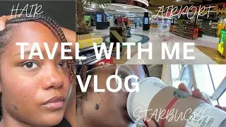 Travelling vlog| going to America, airport in Mobay, Starbucks etc...
