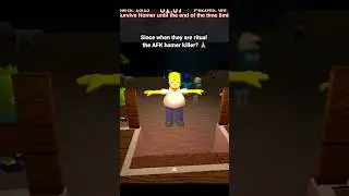 YOU vs HOMER, but it's the Ritual, Bad grammar sorry #roblox