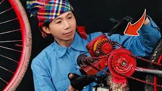 👉 Even genius engineers are stunned: 60-year-old farmer builds wooden e-bike from discarded motors!