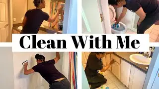 CLEAN WITH ME | 2020 WEEKLY BATHROOM CLEANING ROUTINE | LAZY CLEANING MOTIVATION | RASHIDA ROSE