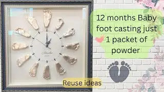 How to Make Baby Foot Casting at Home |Step-by-Step Guide | Preserve Precious Memories! | #youtube