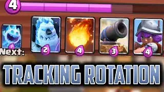 How to Track Card Rotation to win LIVE GAMES // Clash Royale Pro Tips and Examples - Counting Cards!