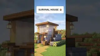 Minecraft Easy Survival House🏠 #shorts #minecraft