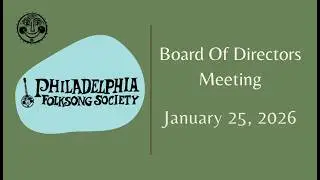 2026 PFS Board Meeting   01   January
