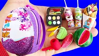 28 DIY MINIATURE SCHOOL SUPPLIES, MINI FOOD, MAKEUP REALISTIC HACKS AND CRAFTS FOR BARBIE DOLLHOUSE