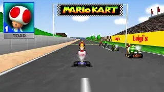 Unas Carreritas con TOAD en _ MARIO KART _ jugando_ló