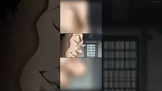 Muscular guy gets knocked to the ground #anime #baki