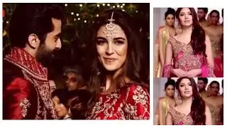 Stunning Maya Ali and  Mahira Khan cute Ramp Walk
