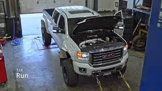 SDP 480/636 Compound Turbo 2015 Duramax Dyno Pulls. 670rwhp