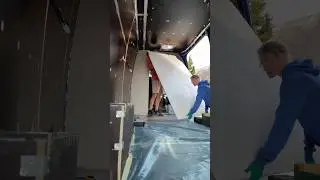 Bulkhead wall in van build 🚐