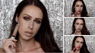 BEST NON DRYING Liquid Lipstick?? DOSE of Colors Swatches/ Review | Rutele