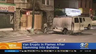 Man Crashes Van Into Building Where Ex-Wife Lives