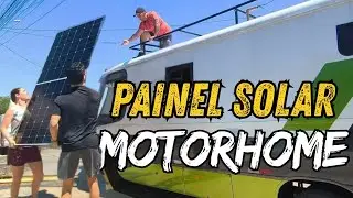 CONSTRU&Iacute;MOS O RACK DE TETO 🔧☀️ Preparando o MOTORHOME para as PLACAS SOLARES!