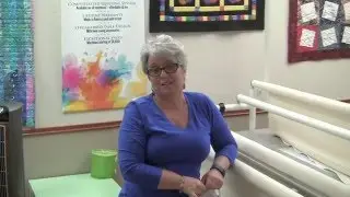 How to mount your quilt onto an APQS longarm quilting machine at our studio.
