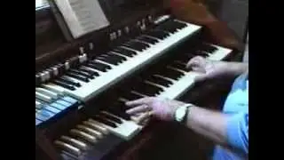 Mike Carr playing a C3 at his West-London home.