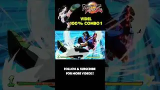 ⚡️ Dragon Ball FighterZ || VIDEL 100% COMBO 1 ⚡️