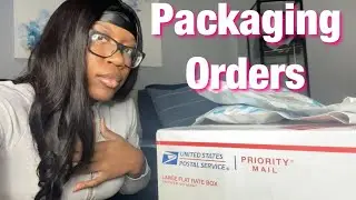 Entrepreneur Vlog | PACKAGING AND SHIPPING ORDERS