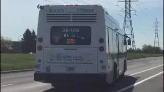 STM MONTREAL 38-016 (2018 NOVABUS LFS HEV) RIDE ON THE 225!