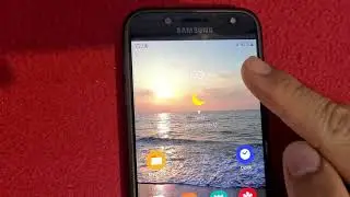 How to show battery percentage? (Samsung J5, Upper right corner)