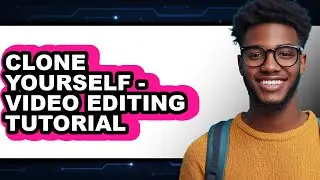 How to Clone Yourself - Video Editing Tutorial (easy Method)