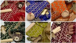 Eid collection 2025,Eid dress,hand Embroidery, Eid outfit ideas, Kurt's,self made dress,neck design
