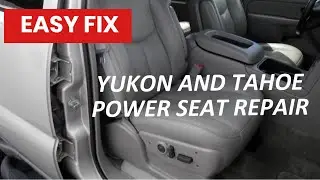✨ GMC POWER SEAT WON’T LIFT REPAIR- -DIY ✨