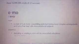 THE REAL DEFINITION OF EMO