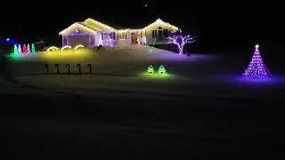 2025 Christmas Light Show Frosty The Snowman