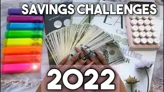 STUFFING SAVINGS CHALLENGES 2022! NEW SAVINGS CHALLENGES 2022! MONEY SAVING CHALLENGES 2022!