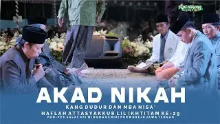 Penuh Haru... Akad Nikah Kang Abdul Rozak dan Mba Zainatun Nisa di Puncak Khataman..