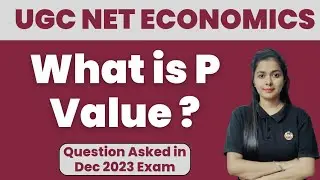 What is P Value in Statistics in Hindi | Ugc Net Economics