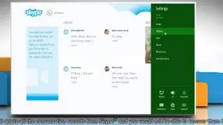 How to delete Skype&reg; conversation history on a Windows&reg; 8.1 PC
