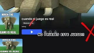 Este Juego Tiene G-r3... | When The Game Is Real | ⚠️Antiguo⚠️