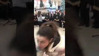 Amazing choir in foyleside shopping centre today in Derry