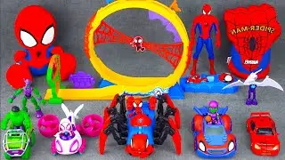 Marvel Spider-Man Toys Collection Unboxing Review | Spider-Man Stunt Loop  (Playset)