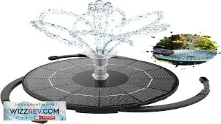 AISITIN 3.5W Solar Fountain Pump for Water Feature Outdoor DIY Solar Bird Review