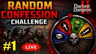 Random Team Confession Challenge #1 – Wheel Picks My Team! | Darkest Dungeon 2 🔴LIVE