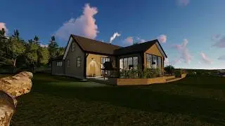 Visualisering av arkitektritad villa