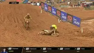 Doensen crash and win EMX125 Race 2 | MXGP of Portugal 2024