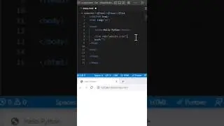 Change Icon Logo In Title Bar Using HTML 🤔🤔 | #html #css #shorts