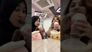 Enjoying Bubble tea 🧋 in Dhaka Bangladesh 🇧🇩