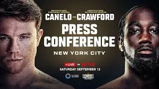 Canelo vs. Crawford: New York Press Conference | LIVE on Netflix September 13