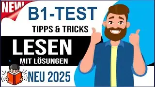 B1 - TELC Lesen Test Paper mit L&ouml;sungen || Practice German Reading for Exam - Paper 7