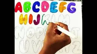 BUBBLE ART STYLE IN ALPHABET