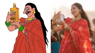 Peddi Reddy Full Video Song Drawing Meme | Telugu Songs | Bullet Bandi Laxman | Madeen Sk |Funny Art