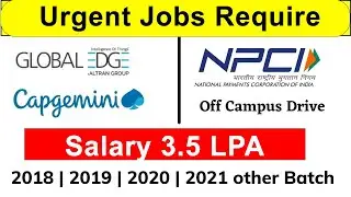 Jobs for Fresher Graduates | NPCI Recruitment 2021 | Latest Job Updates 2021#privatejobsvacancy