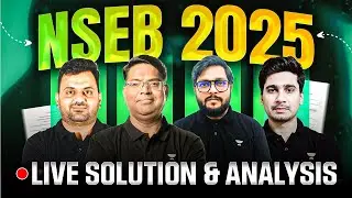 NSEB 2025 Live Solution & Analysis #nse #biology #scienceolympiad